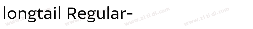 longtail Regular字体转换